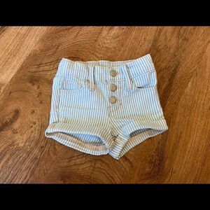 NWOT Old Navy light blue/white stripe shorts